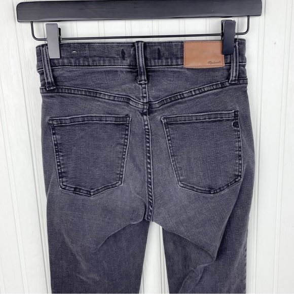 Madewell 9" High-Rise Skinny Jeans in Berkeley Black Button Fly H3026 Size 25 - Picture 5 of 12